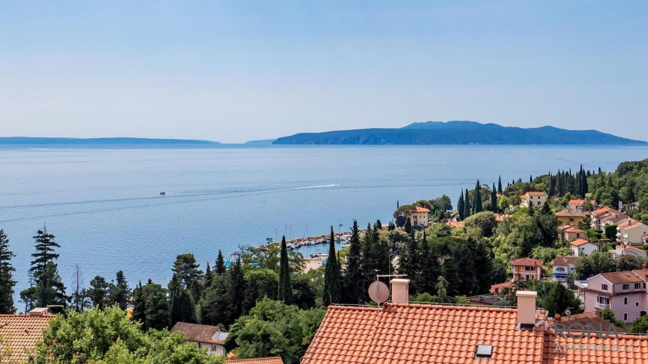 Rona Spacious Apartment With A Panoramic View Ičići Exteriér fotografie