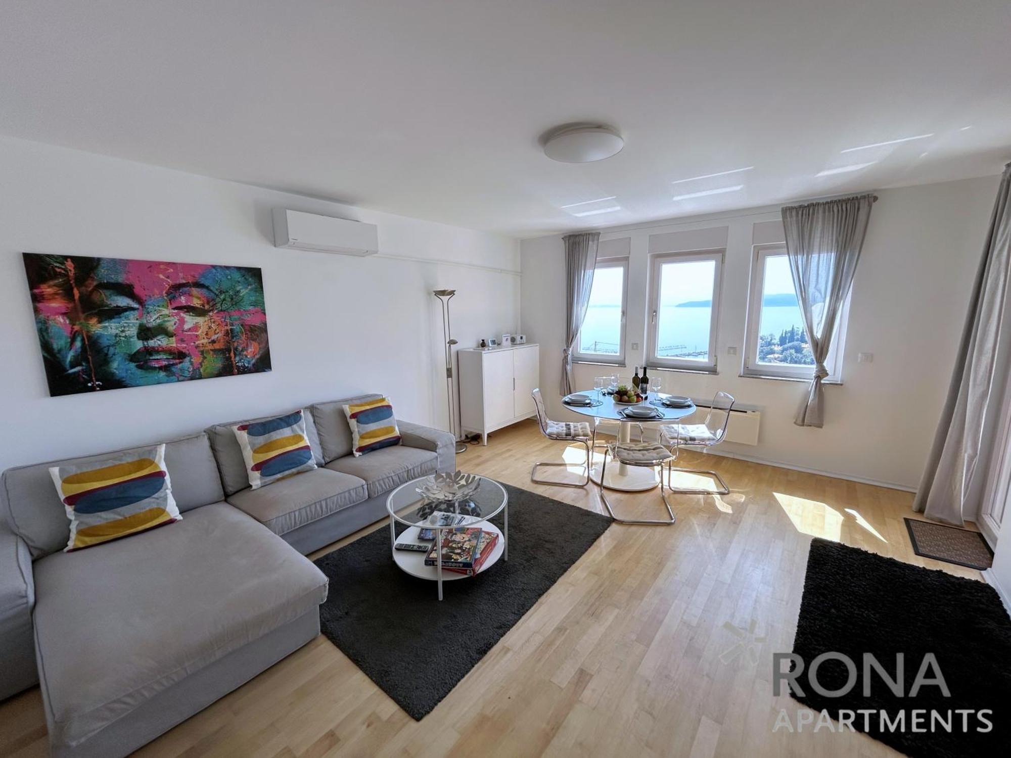 Rona Spacious Apartment With A Panoramic View Ičići Exteriér fotografie